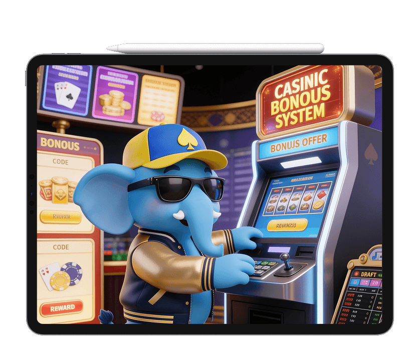 Casino bonus system mascot