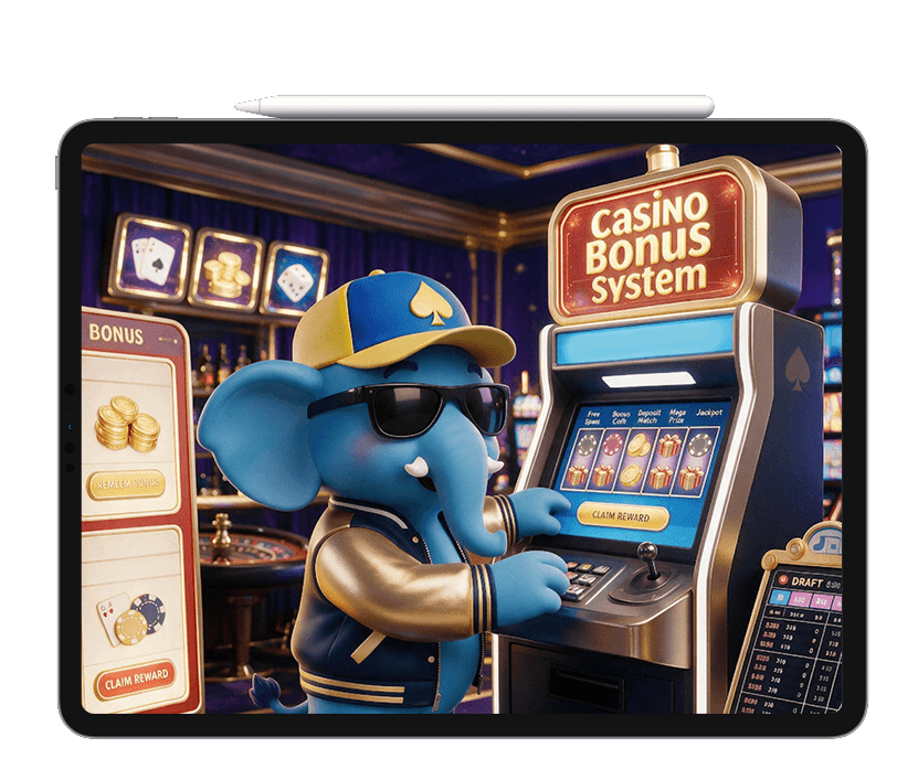 Casino bonus system mascot