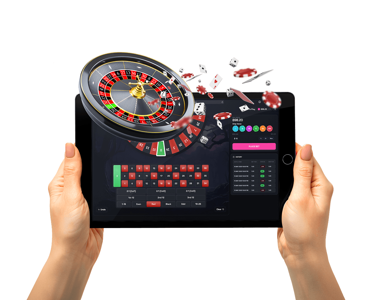 Custom casino game mascot