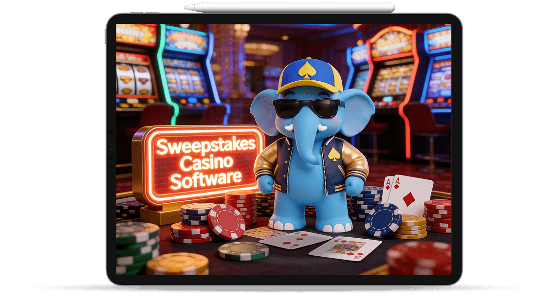 Sweepstakes Casino Solution mascot